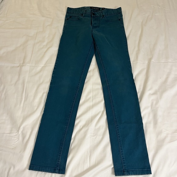 XXX RUDE Jeans Men's 28/32 Skinny Teal Jeans - Picture 1 of 8